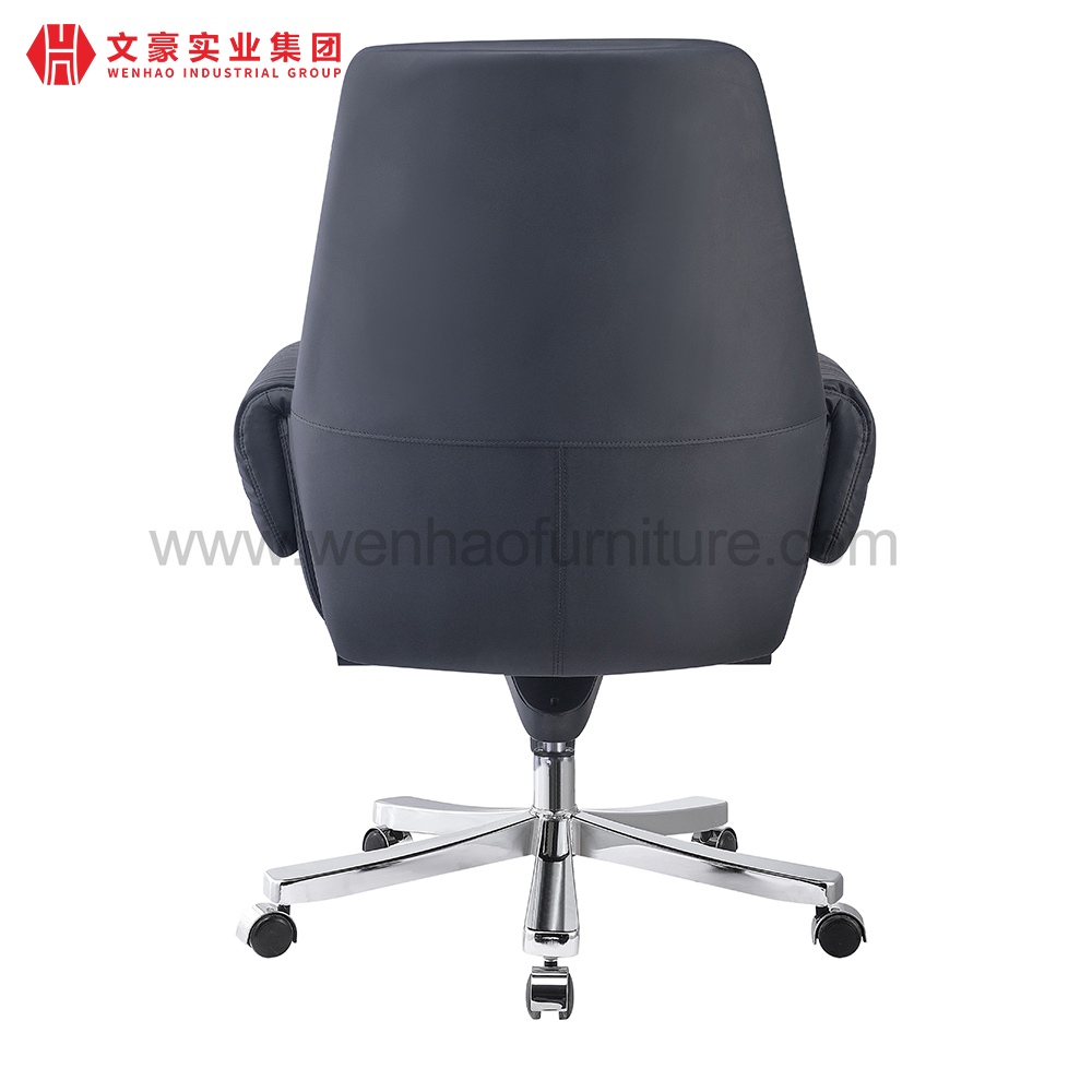 Luxury Leather Executive Office Chair Swivel Professional Upholstered Desk Chairs