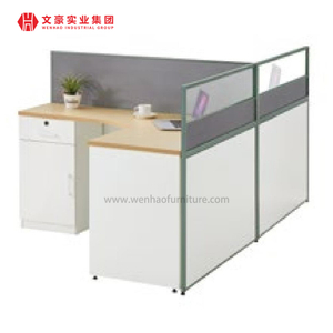 Modern Table Workstation Office Furniture Desk Work Partition Cubicle Modular Set