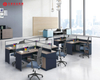Custom Office Workstation Desk Furniture 6 Seater Person Cubicle