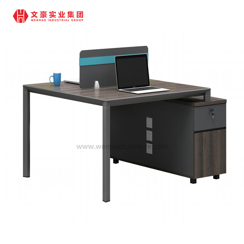 Custom Office Design With Temporary Movable Glass Partition And Flexible Workstation Setup