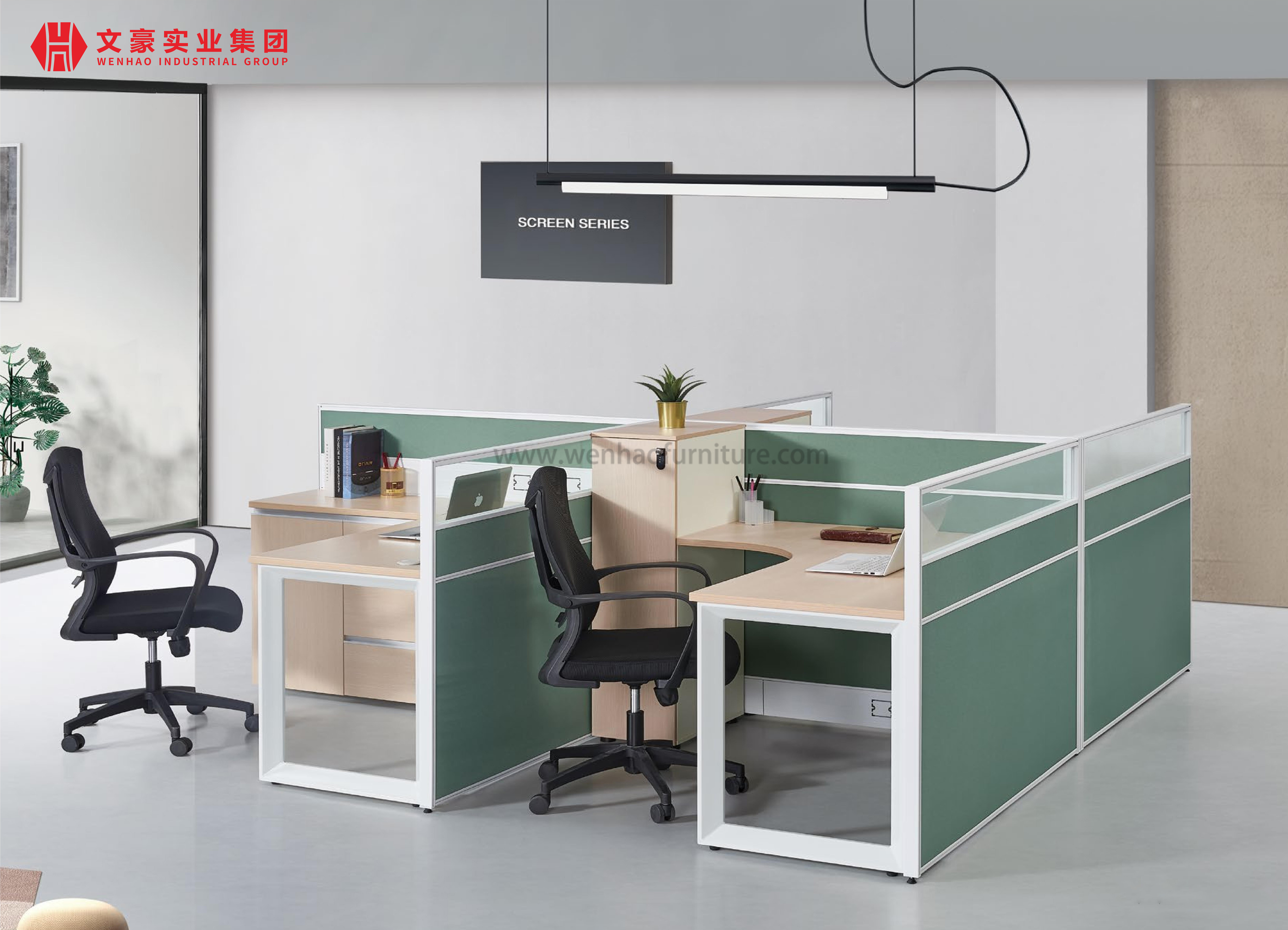Modern Partition Office Furniture Call Center Workstation Modular 8 Person People Cubicle Office Workstations