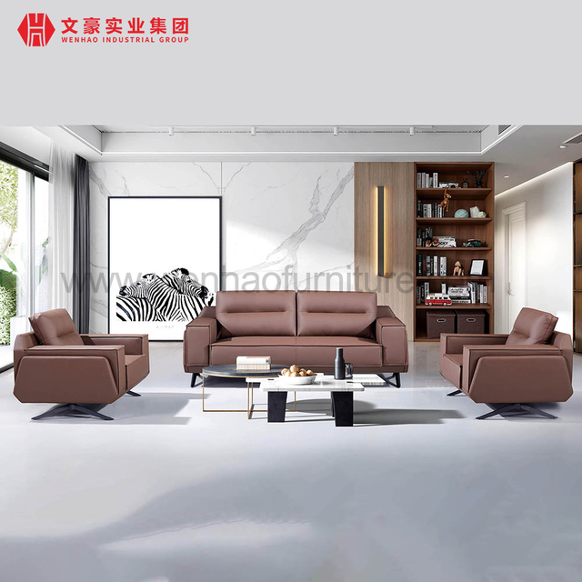 Wenhao Excutive Office Sofa Fabric Couch Leather Sofas Furniture Brand