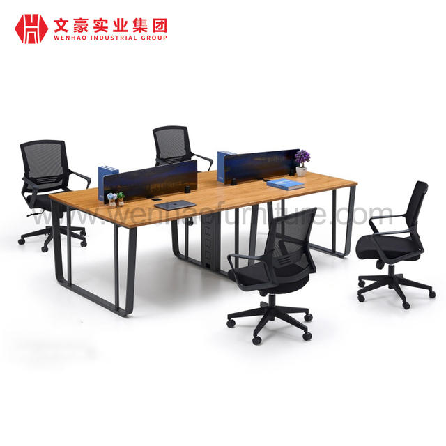Best 4 Person Office Desks with Storage Computer Working Desk Table Storage