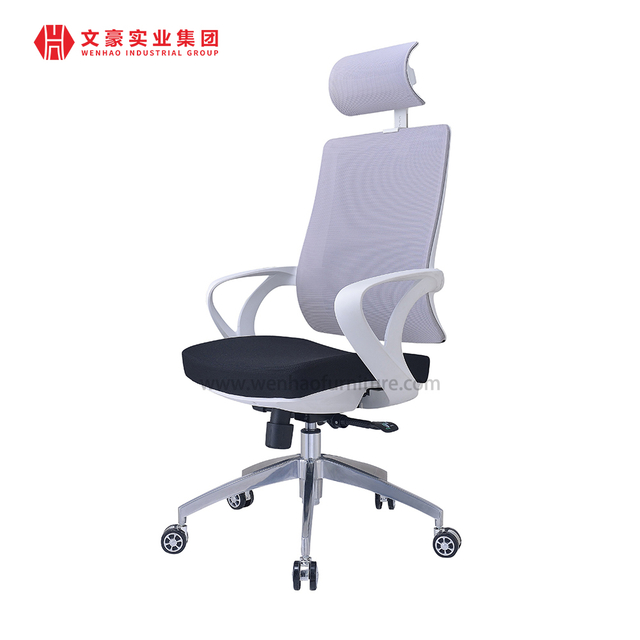 Swivel Office Desk Computer Chair with Adjustable Headrest Upholstered Ergonomic Mesh Chairs Factory