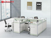 China Manufacturer Modern Modular Office Furniture Workstation 2, 4, 6 Seater Office Workstation Desk For 4 Person