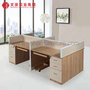 Modern Open Modular 4 Person Cheap Workstations For 4 Person Computer Office Table