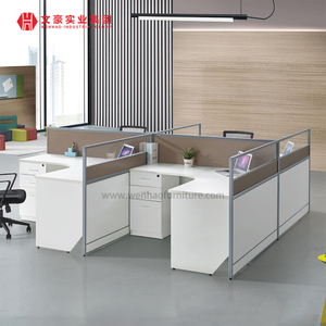 Factory Wholesale Employee Workstation Desktop Office Cubicle Desk Work Station Table