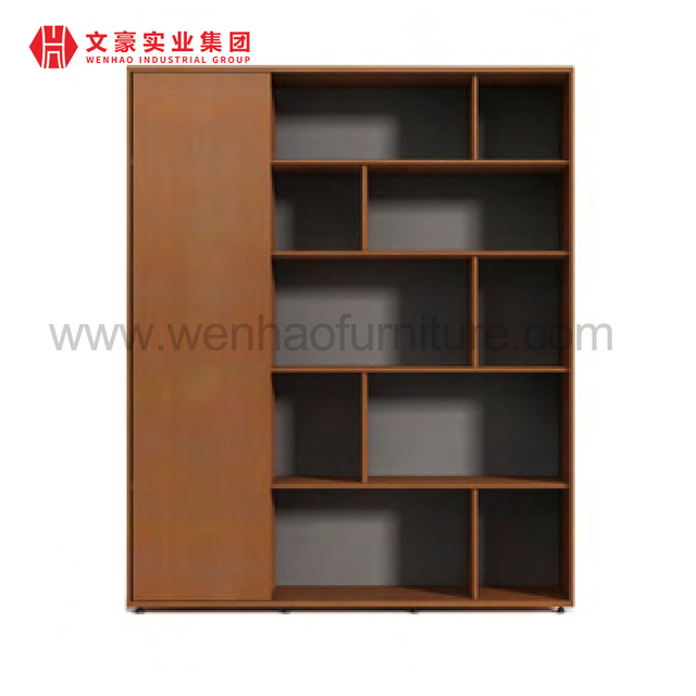 Customized Melamine Executive Bookcase Office Workstation Cabinet Furniture Set 