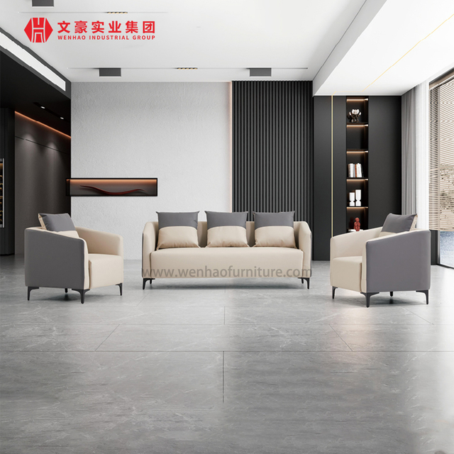 Professional Furniture Fabric Sofas for Office Rooms Leather Sofa in Office