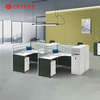 High Quality Office Furnitures Customized Commercial Office Furniture Office Desk Simple Modular 4 Person Workstation