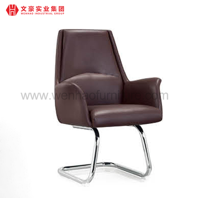 Comfortable Leather Executive Chairs Office Conference Table Fabric Visitor Chair