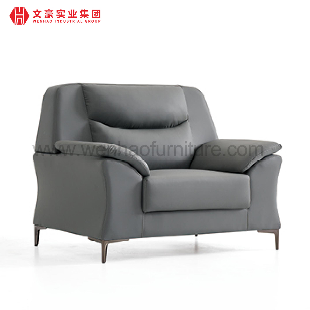 Large Luxury Leather Office Boss Chair Sofa Set for Big Office Room