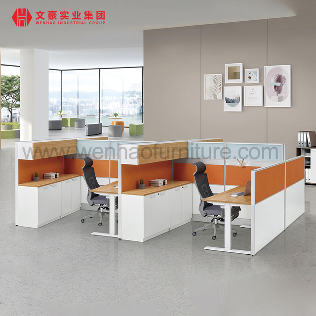 Modern Design Commercial Furniture Computer Workstation Partitions 6 Person Office Chairs And Tables