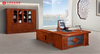 Office Desk And Chair Combination Simple Modern Boss Single Office Furniture President Manager Desk with Side Cabinet