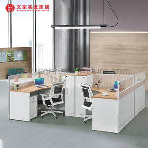 Manufacturer Movable Studio Modular Desk Computer Office Partition Workstation Cubicles