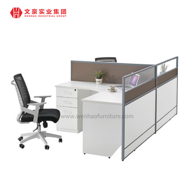 Office Staff Working Station Modern Modular Cubicle Workstation Desktop 3 4 5 Person Office Workstation Table