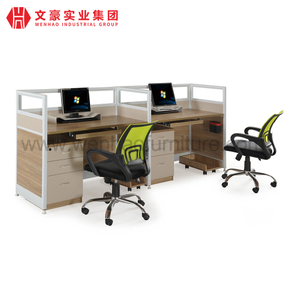 Office Furniture Workstations With Cabinet 4 Person Set Office Furniture for Call Certer Work Station Office Furniture
