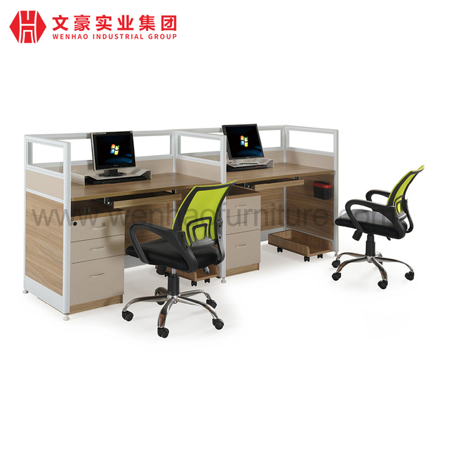 Office Furniture Workstations With Cabinet 4 Person Set Office Furniture for Call Certer Work Station Office Furniture