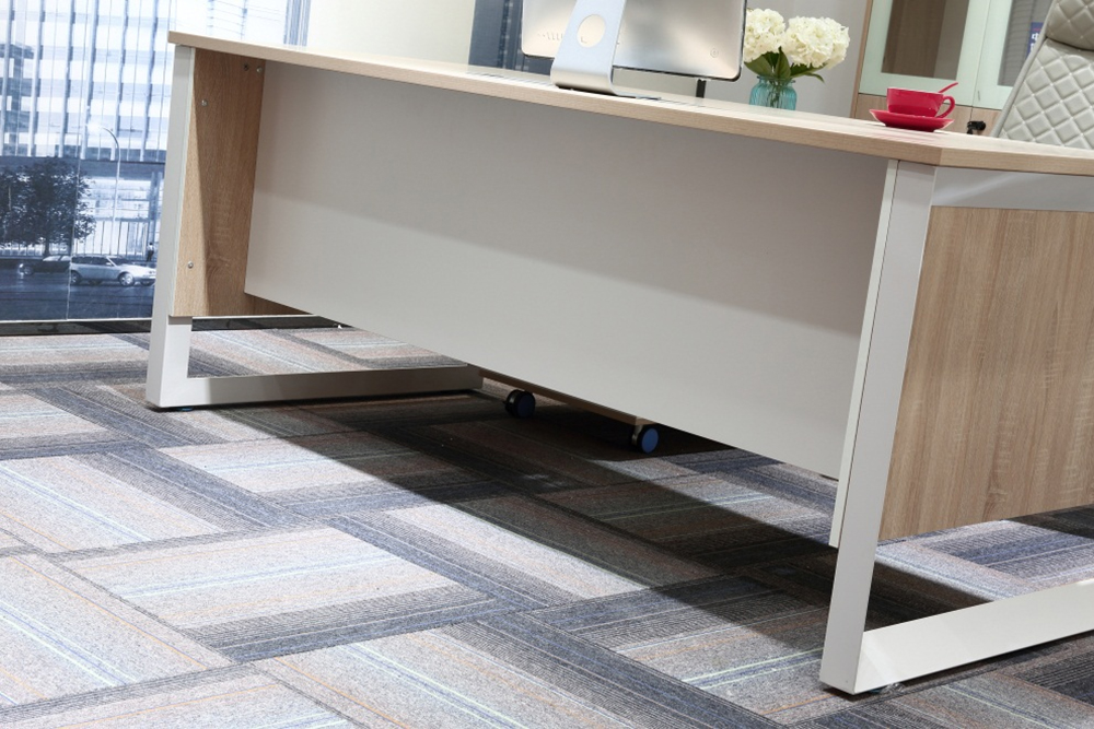 large office desk with drawers