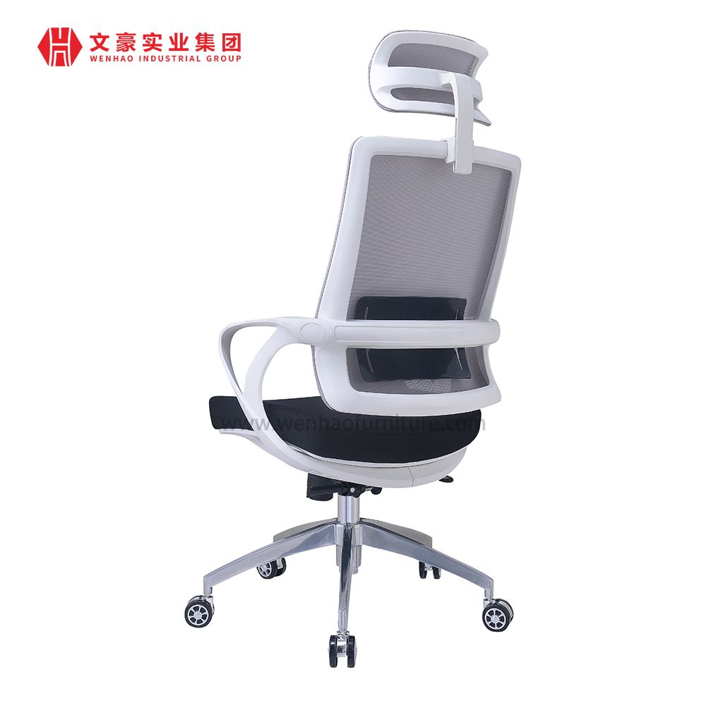 Swivel Office Desk Computer Chair with Adjustable Headrest Upholstered Ergonomic Mesh Chairs Factory