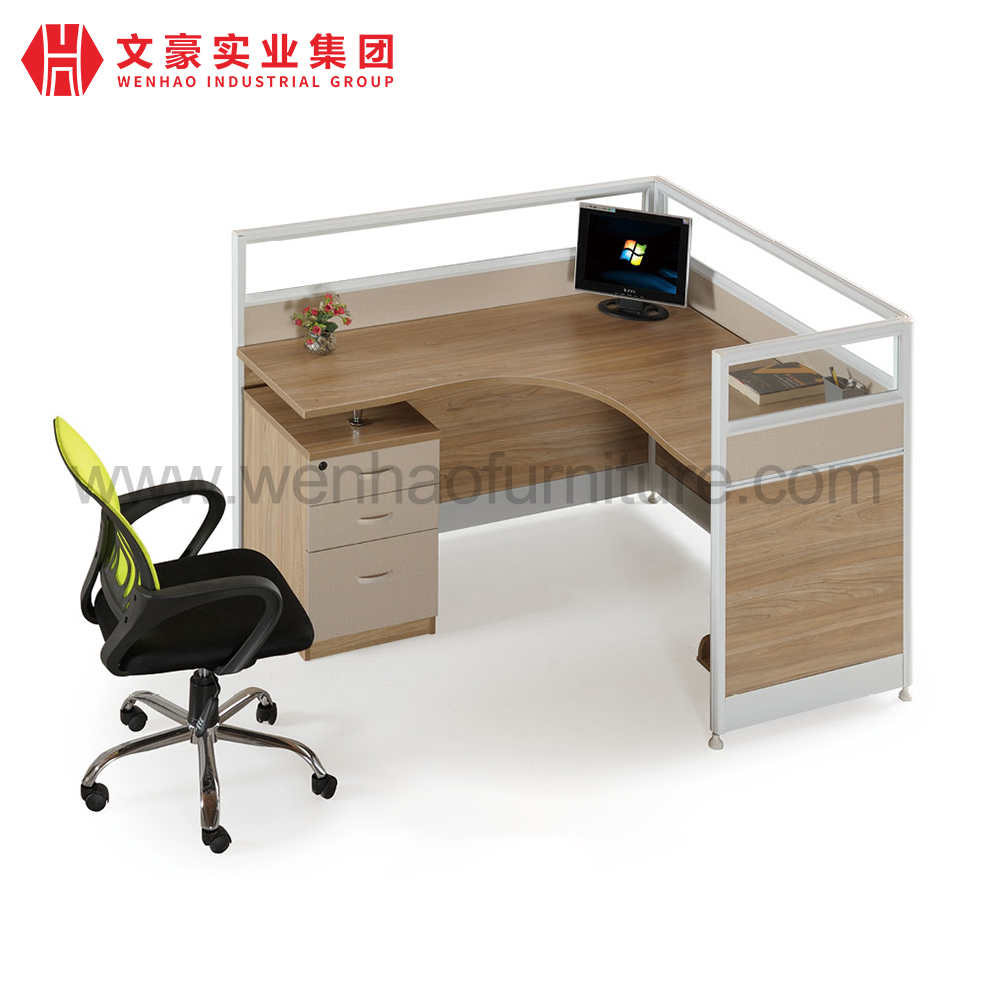 Aluminum Office Table 4 Person Computer Workstation Office Desk from ...