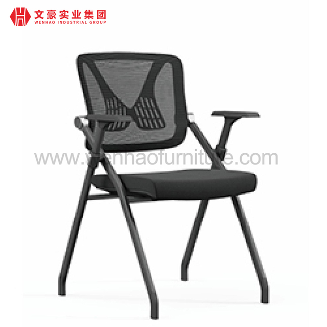 Foldable Training Chair Computer Table And Chairs Steel Office Furniture Supply