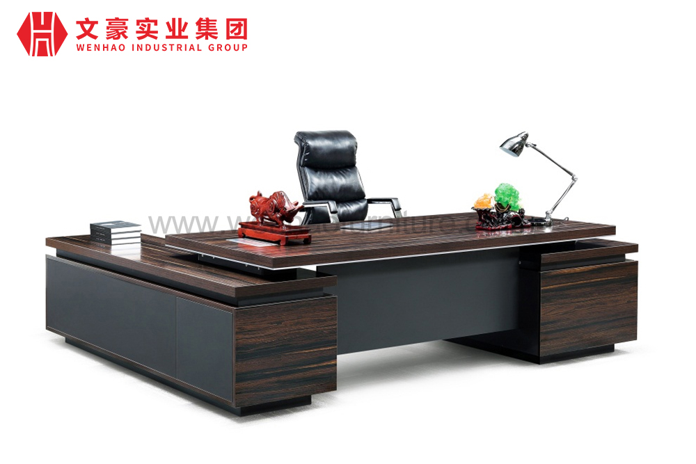 L Shaped Boss CEO Luxury Modern Fashion Design Office Desk Executive