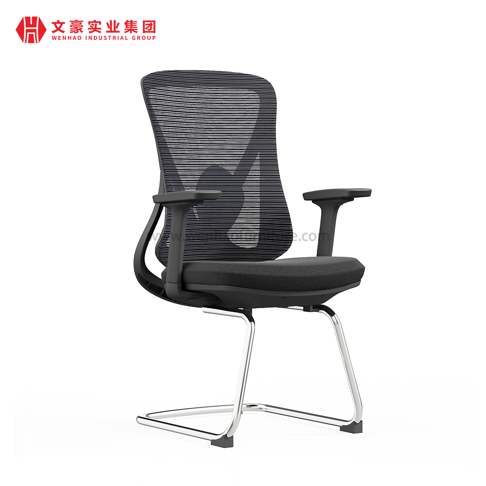 Best Office Working Chair with Back Support Steel Conference Meeting Chairs