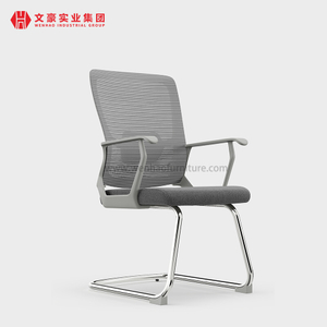 Wenhao Office Mesh Visit Chair Conference Room Seating Meeting Fabric Steel Chairs