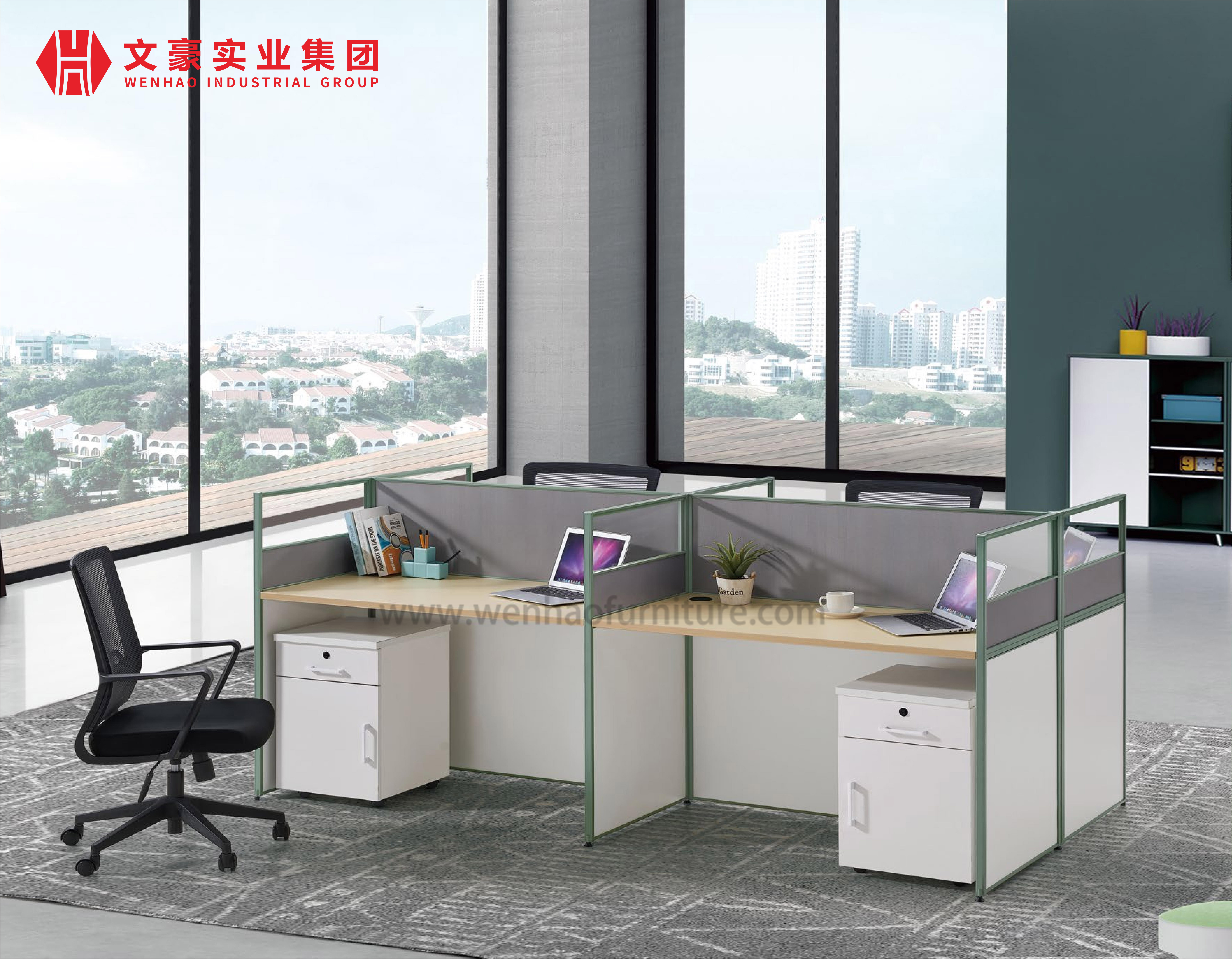 Movable Modular Office Desk Furniture Computer Partition Cubicles Workstation Desk